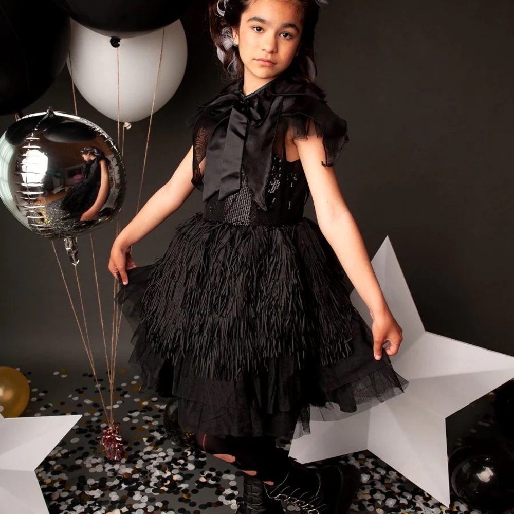 Chasing Fireflies Halloween Raven Girls Costume